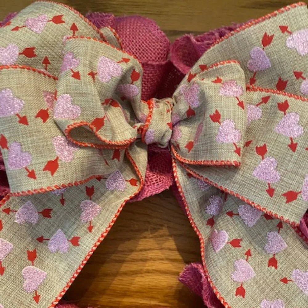 Homemade Valentine's Day Wreath